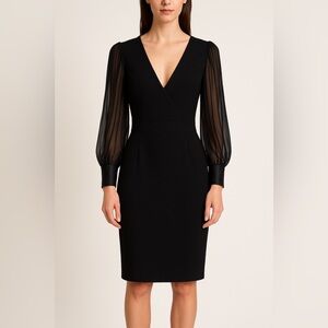 DVF Neil Black Dress